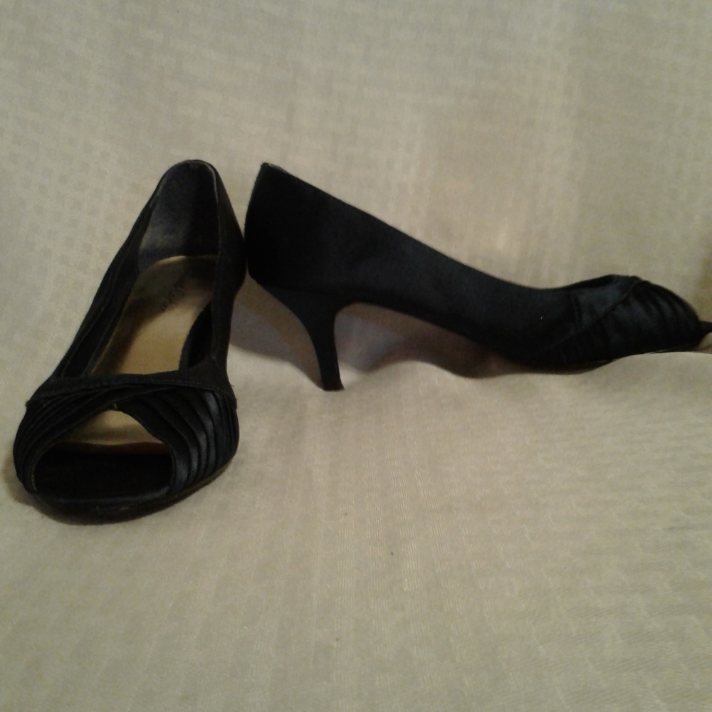 Roland Cartier Blue Satin Pumps